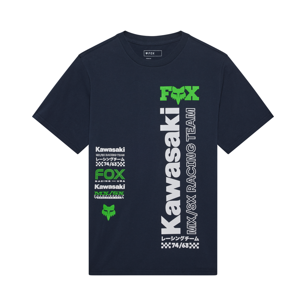 Fox Racing Kawi 195 Original T-Shirt Mitternacht