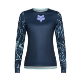 Fox Racing Women's Ranger Long Sleeve Jersey Image Print Arctic Blue