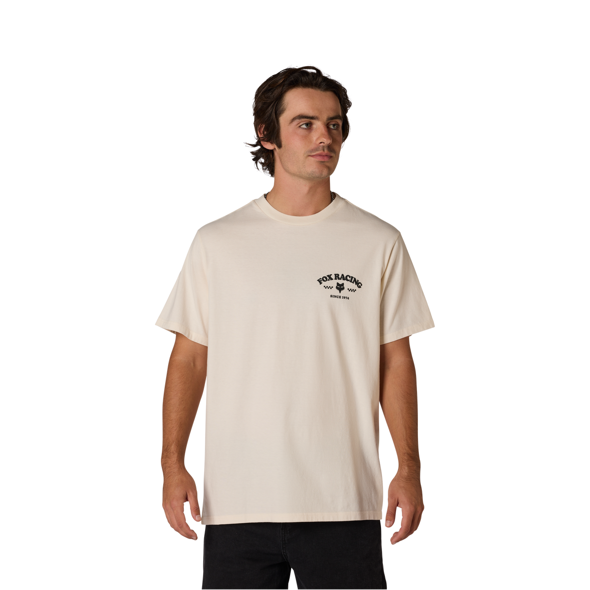 Fox Racing Trick 195 Original T-Shirt Off White