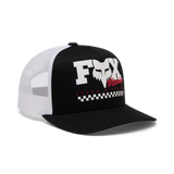 Fox Racing Youth Checker Mesh Trucker Hat Black