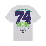 Fox Racing Hardcore 195 T-shirt Original Blanc