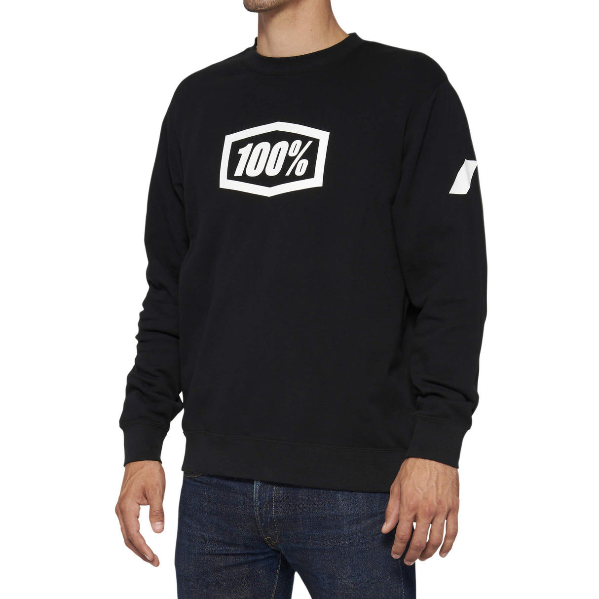 Pull ras du cou 100 % polaire ICON noir