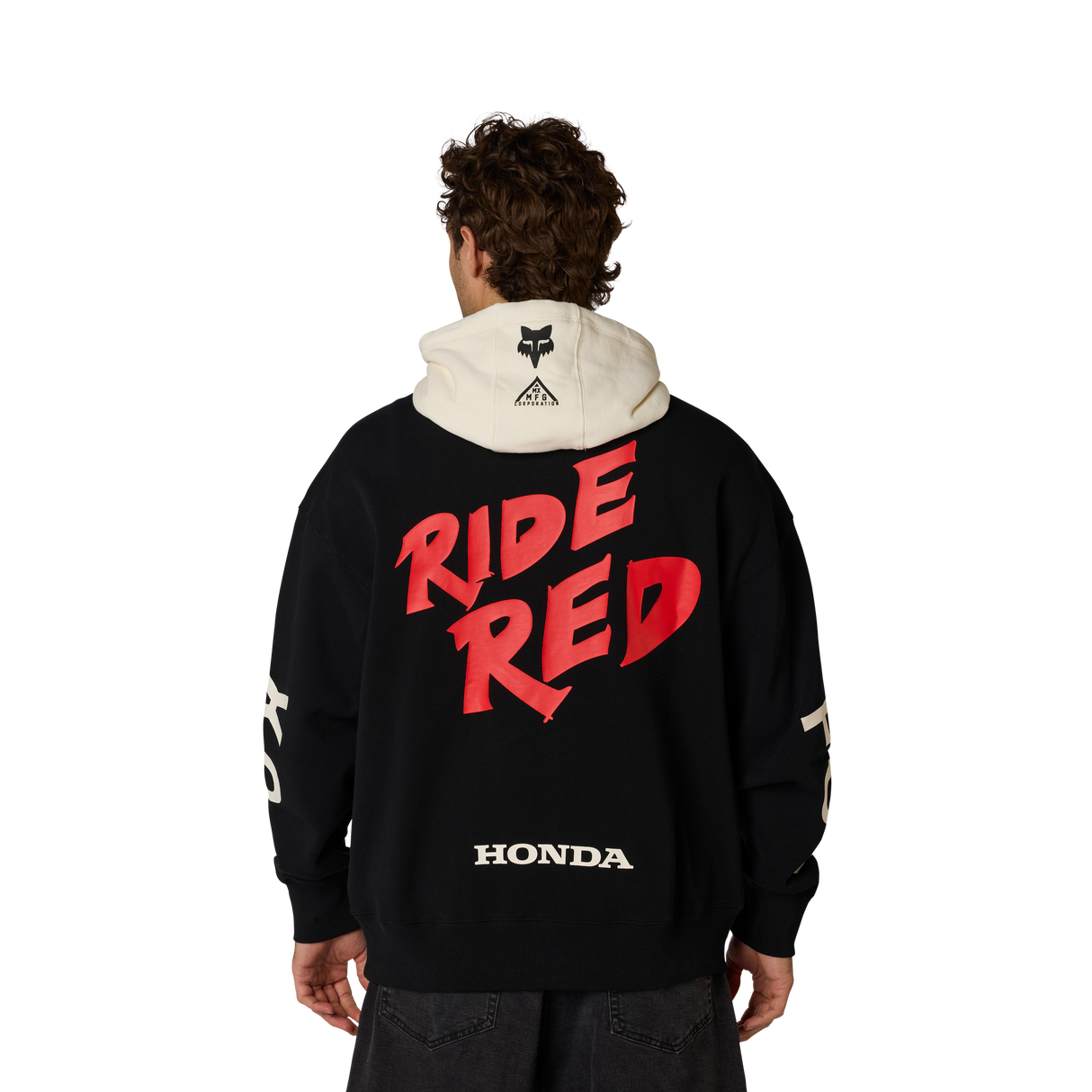 Fox Racing Honda Heavyweight Pullover Hoodie Zwart