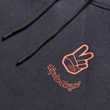 Troy Lee Designs Pullover-Hoodie Peace Out Karbon/Schwarz