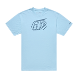 Troy Lee Designs Short Sleeve Tee Badge Dawn Blue