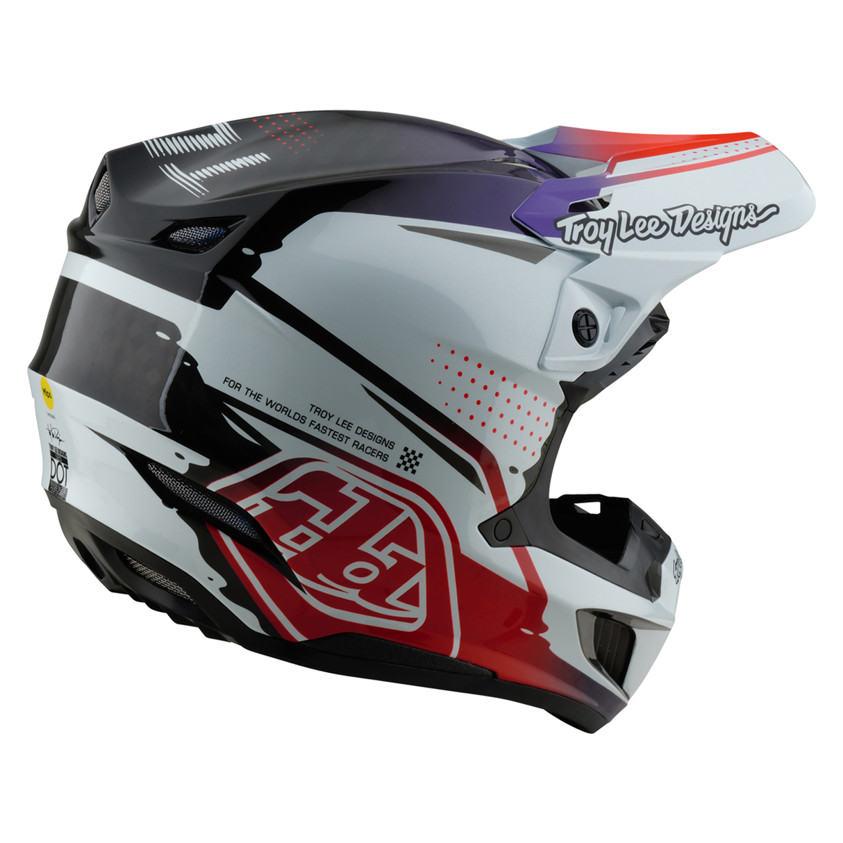 Casque de moto Troy Lee Designs SE5 Carbon Drip