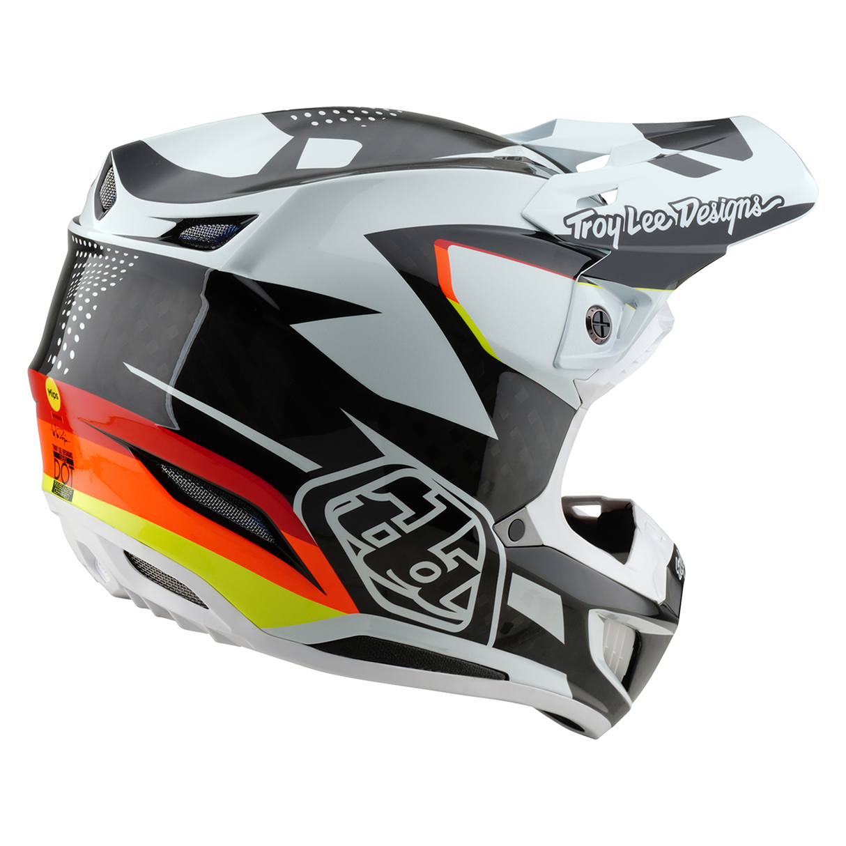 Casque de moto Troy Lee Designs SE5 Carbon Optic