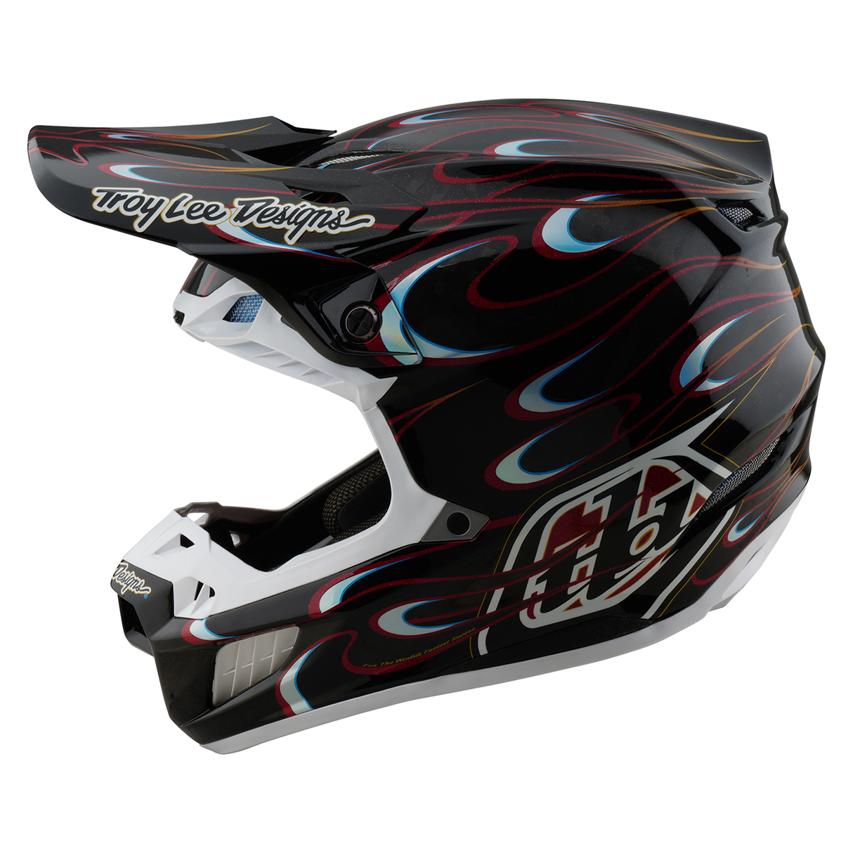 Casque de moto Troy Lee Designs SE5 Carbon Torched