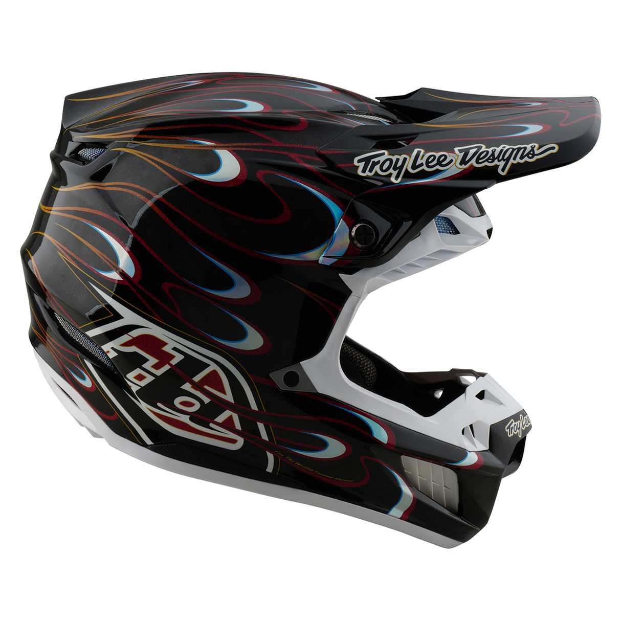 Casque de moto Troy Lee Designs SE5 Carbon Torched