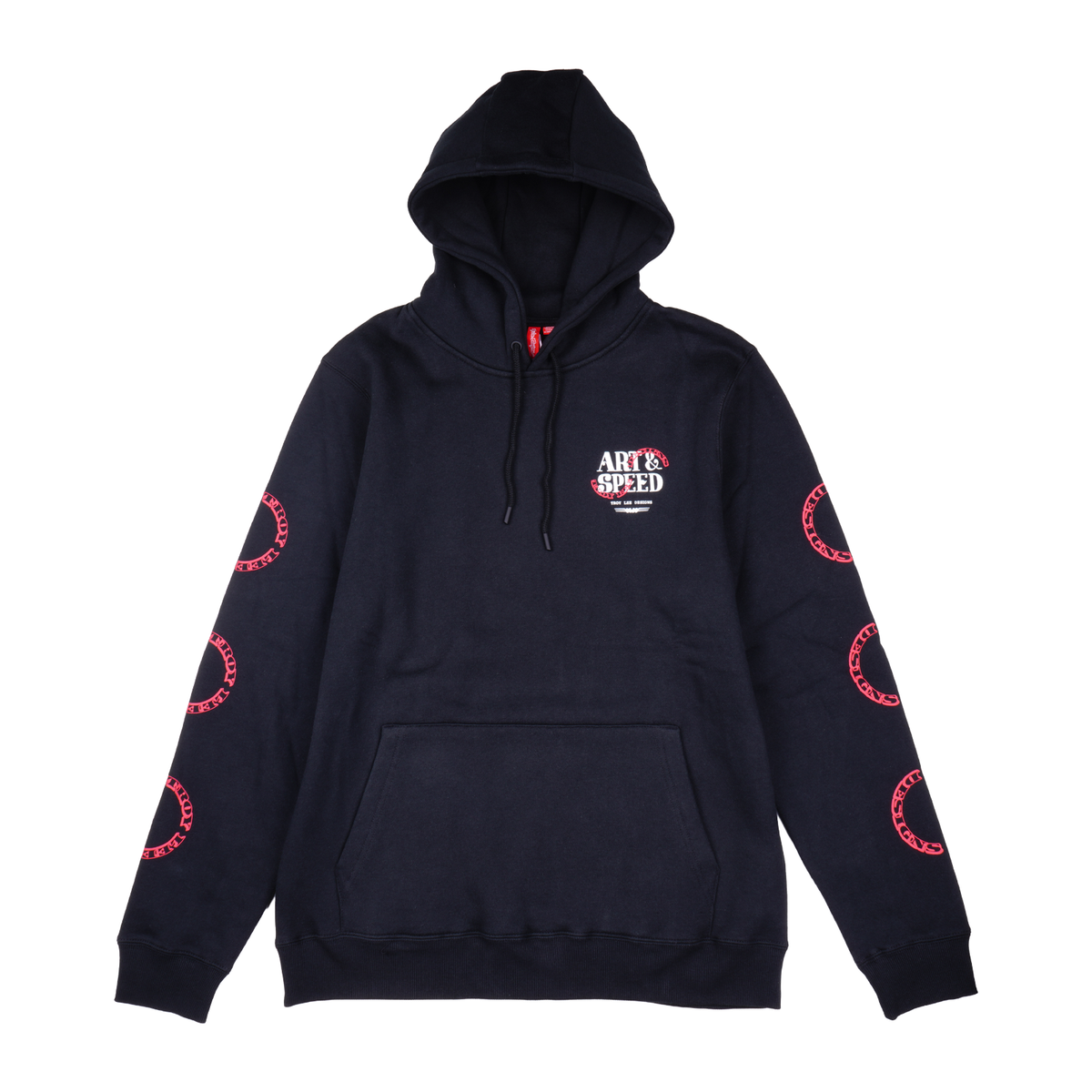 Felpa con cappuccio Troy Lee Designs Pink Slips Black