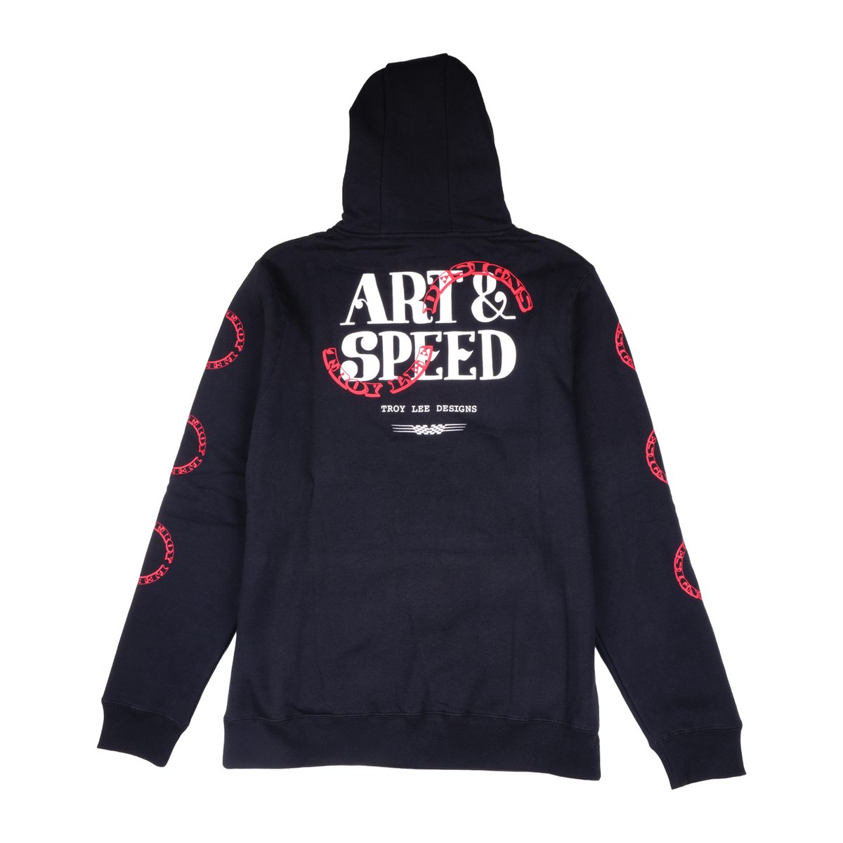Felpa con cappuccio Troy Lee Designs Pink Slips Black
