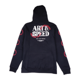 Felpa con cappuccio Troy Lee Designs Pink Slips Black