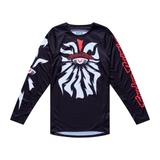 Maglia Troy Lee Designs GP Pro Cyclops Nera/Rosso Neo
