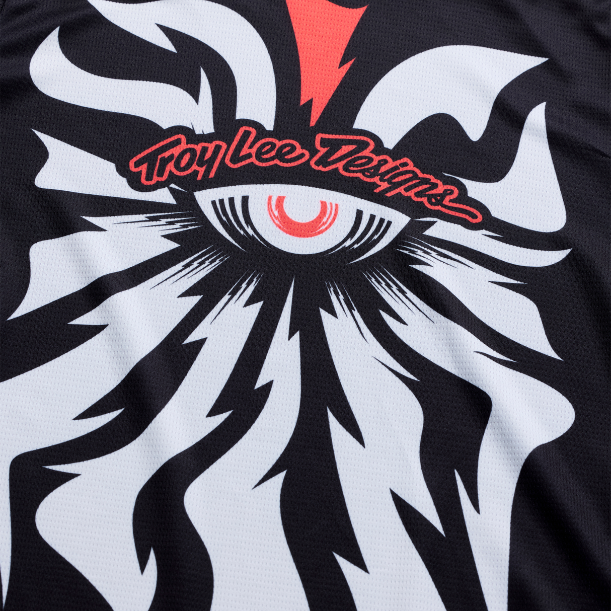 Maglia Troy Lee Designs GP Pro Cyclops Nera/Rosso Neo