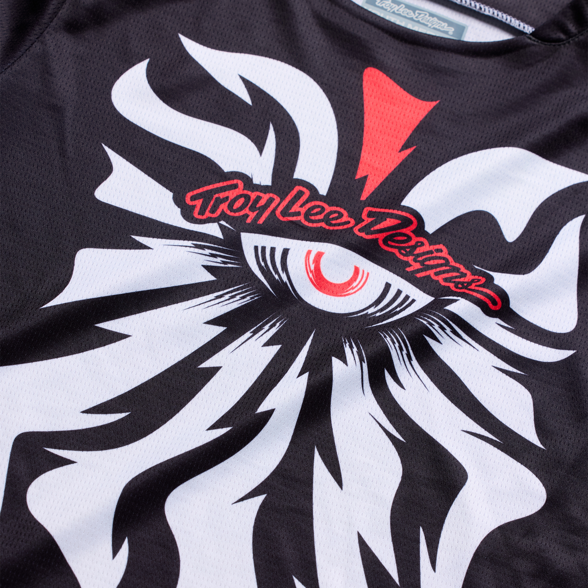 Troy Lee Designs Jugend-GP-Pro-Trikot Cyclops Schwarz/Neorot