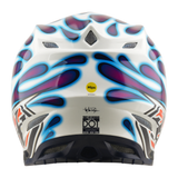 Troy Lee Designs SE5 Composite Helmet W/Mips Overspray Violet/White