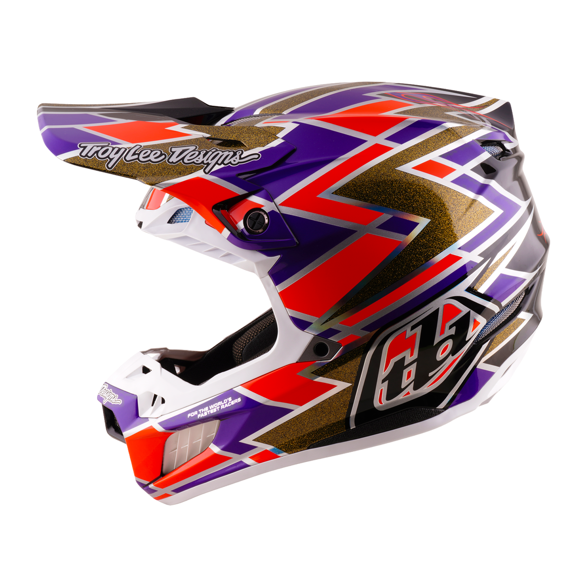 Troy Lee Designs SE5 Carbon-Helm mit Mips, Flush Violett