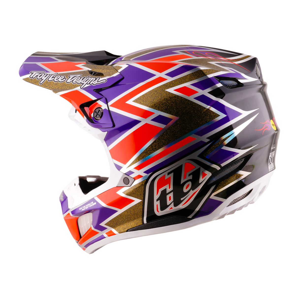 Troy Lee Designs SE5 Carbon-Helm mit Mips, Flush Violett