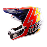 Troy Lee Designs SE5 Carbon Helmet W/Mips Boltz Navy And White
