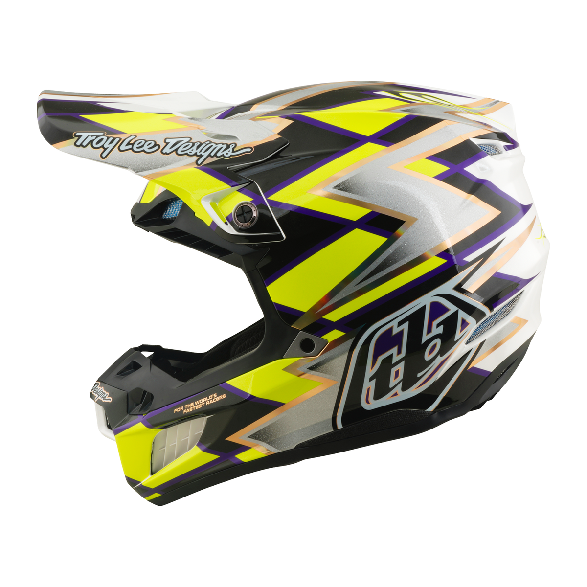 Casque composite Troy Lee Designs SE5 avec Mips Flush blanc/noir