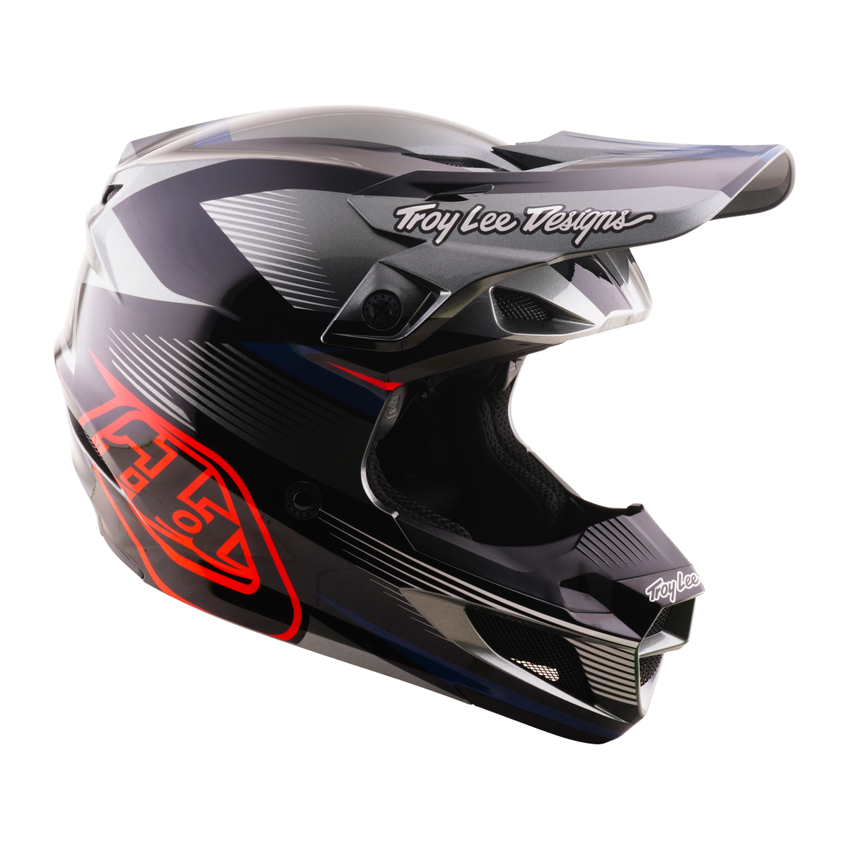 Troy Lee Designs SE5 Polycarbonat-Helm mit MIPS Ripper Grey