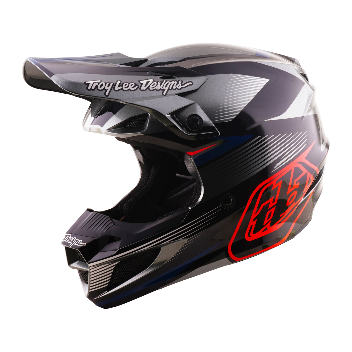 Troy Lee Designs SE5 Polycarbonat-Helm mit MIPS Ripper Grey