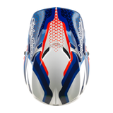Troy Lee Designs GP Pro Helmet W/Mips Slides White And Blue