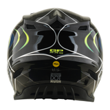 Troy Lee Designs Youth GP Pro Helmet W/Mips Pulse Black And Flo Yellow