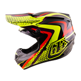 Troy Lee Designs Youth GP Pro Helmet W/Mips Pulse Black And Flo Yellow