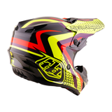 Troy Lee Designs Youth GP Pro Helmet W/Mips Pulse Black And Flo Yellow