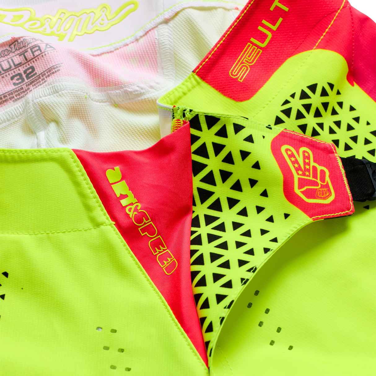 Troy Lee Designs SE Ultra Hose Aura Flo Gelb