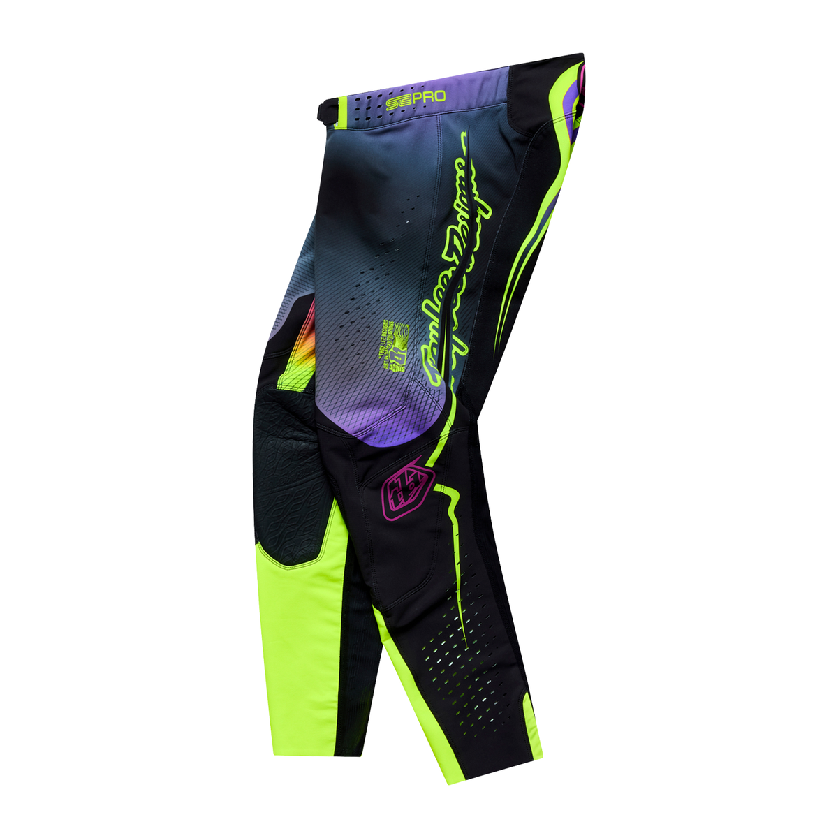 Troy Lee Designs SE Pro Pant Wander Black/Neo Purple