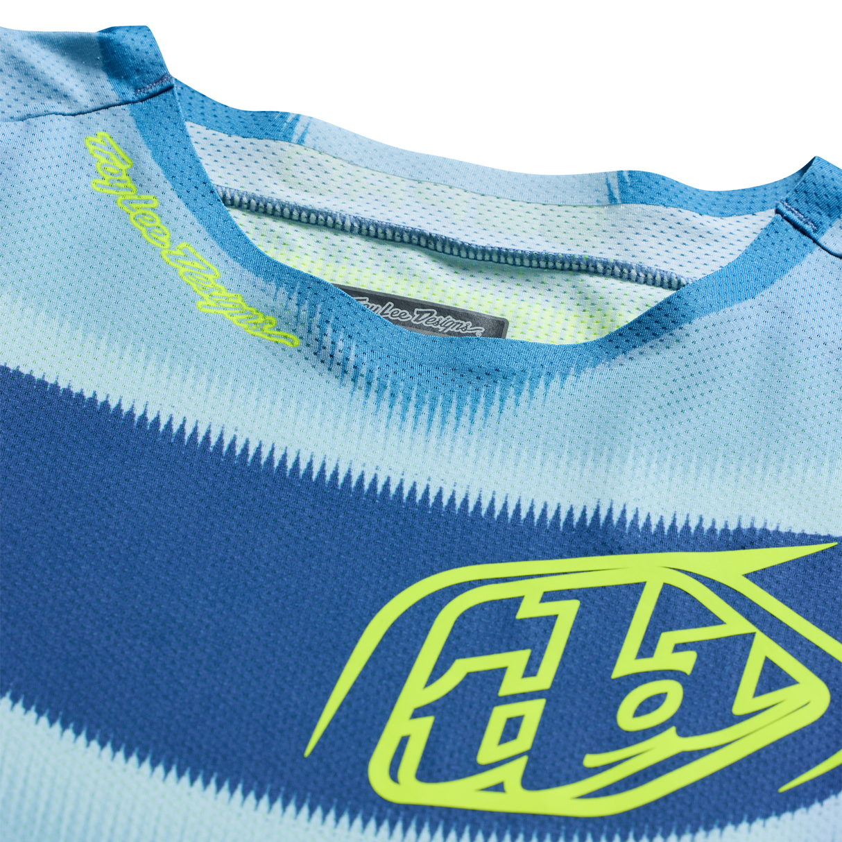 Camiseta SE Pro Troy Lee Designs Illusion Pizarra/Amarillo Fluorescente