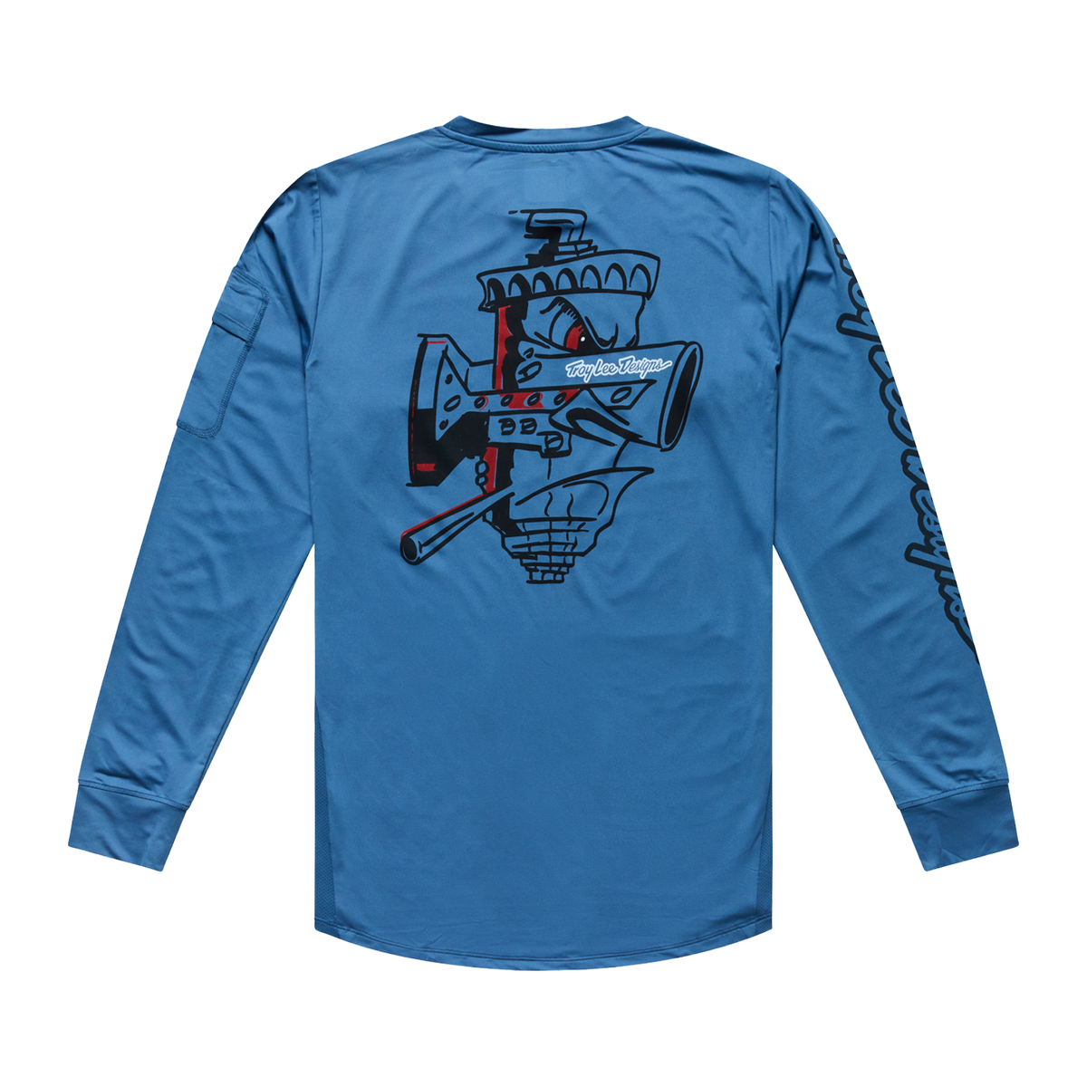 Troy Lee Designs Ruckus Offroad-Trikot Carbz Schiefergrau