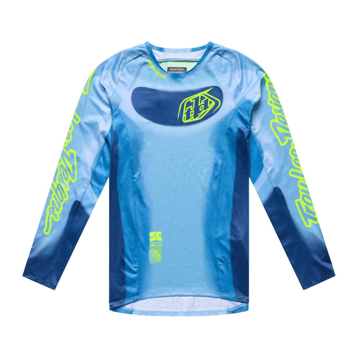 Troy Lee Designs Jugend-SE-Pro-Trikot Illusion Schiefer/Flo-Gelb