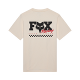 Fox Racing Checker 195 Original Tee Off White