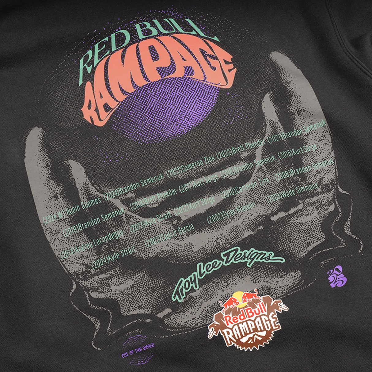 Troy Lee Designs X Redbull Rampage Intergalactic Hoodie Coal