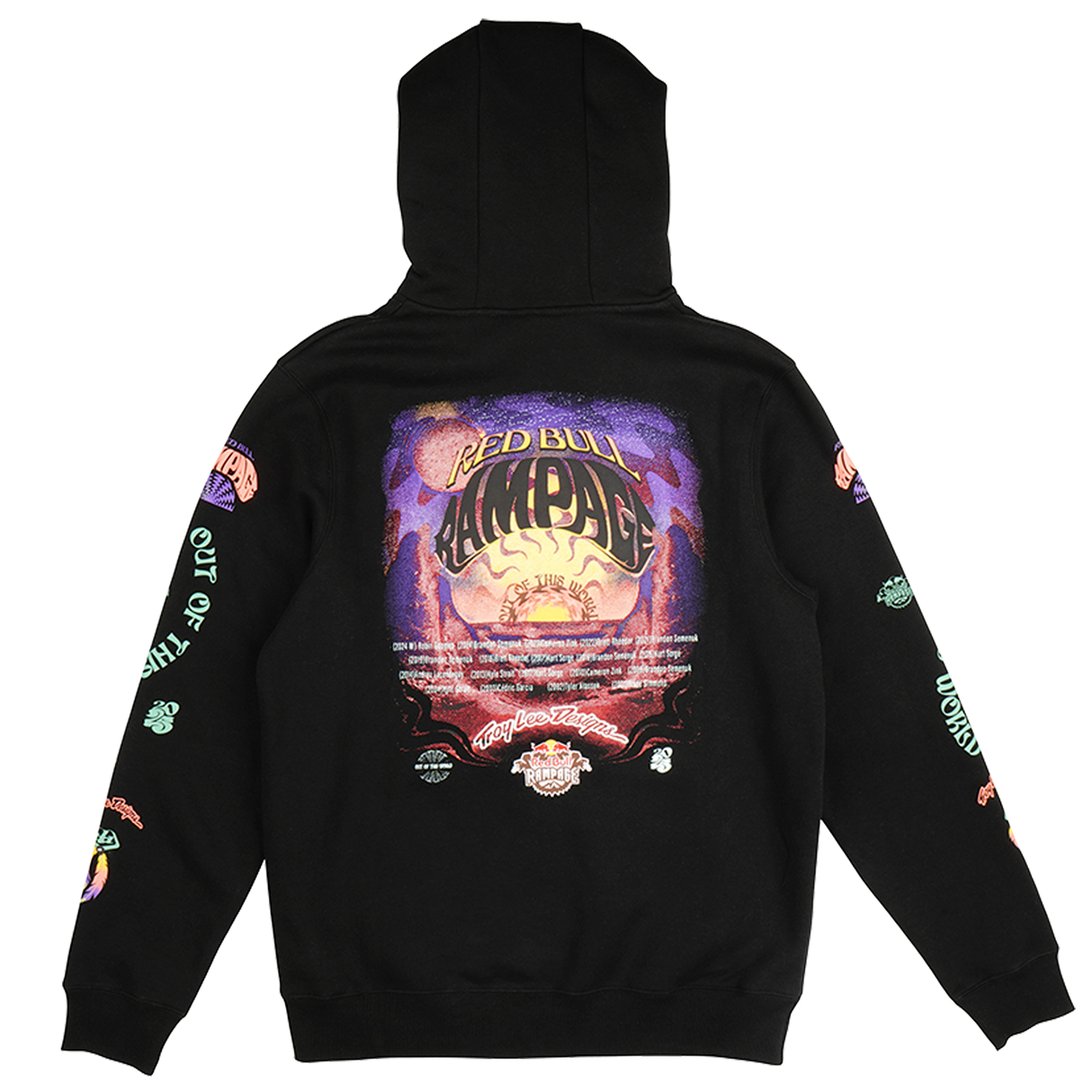 Troy Lee Designs X Redbull Rampage Valley Of Gods Hoodie Black
