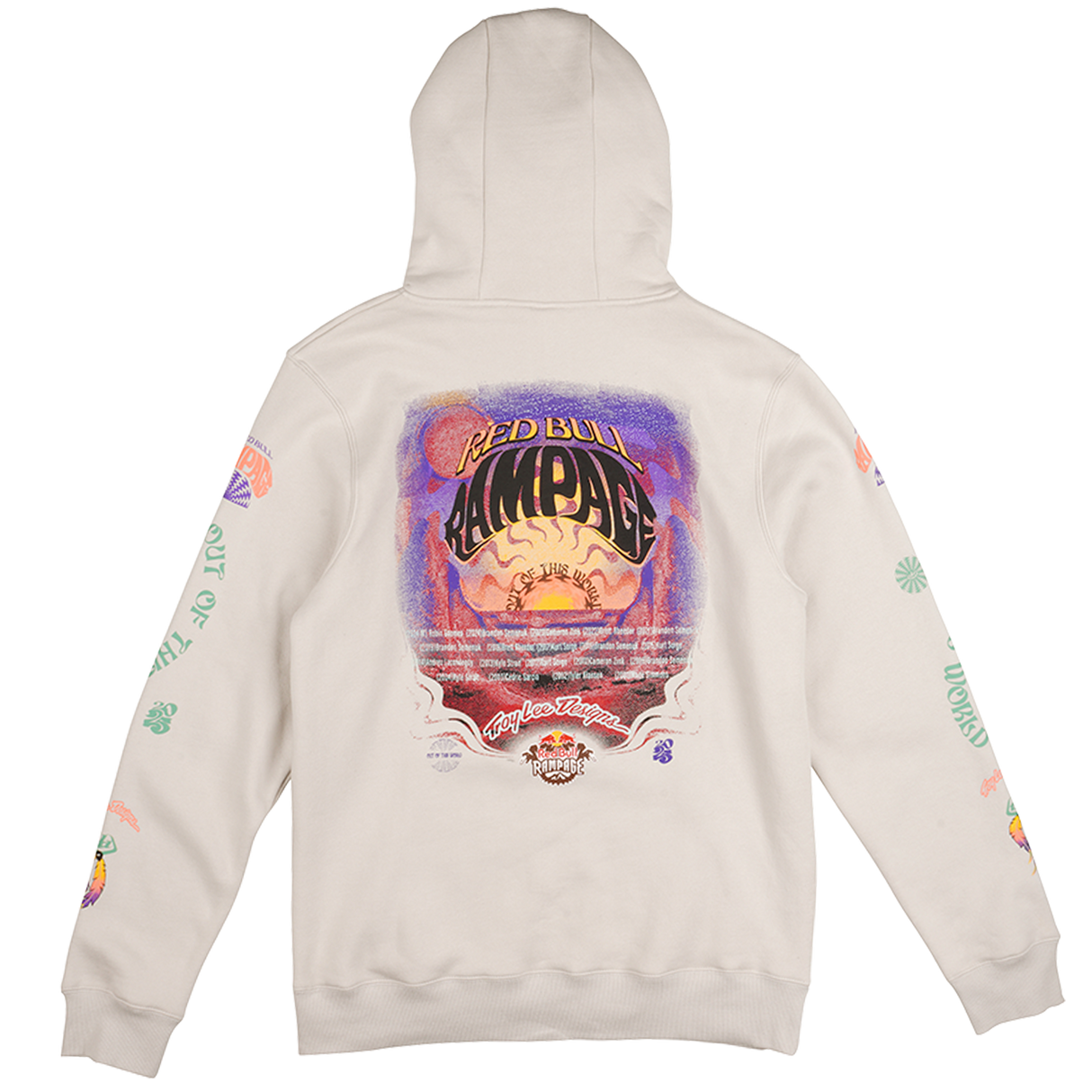 Troy Lee Designs X Redbull Rampage Valley Of Gods Hoodie Bone