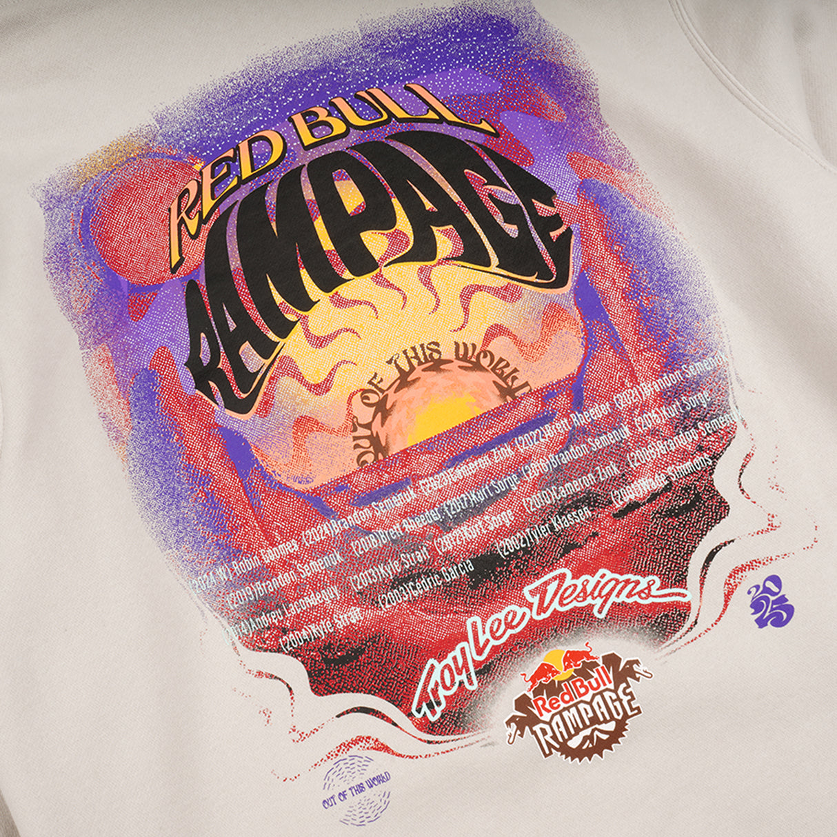Troy Lee Designs X Redbull Rampage Valley Of Gods Hoodie Bone