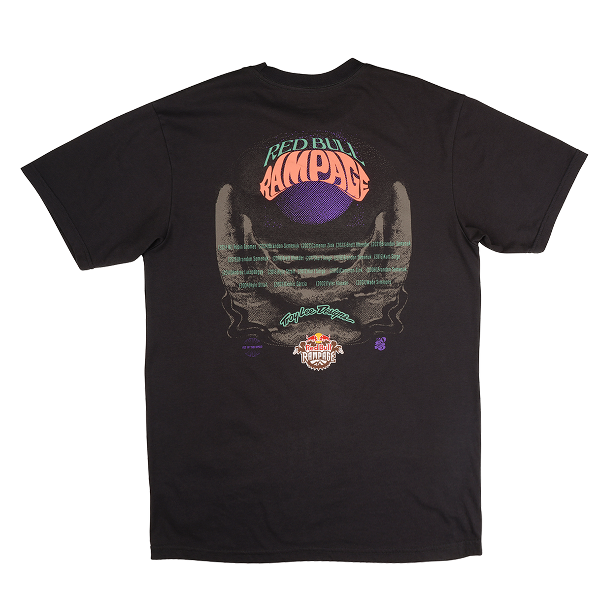 Troy Lee Designs X Redbull Rampage Intergalactic Short Sleeve Tee Coal