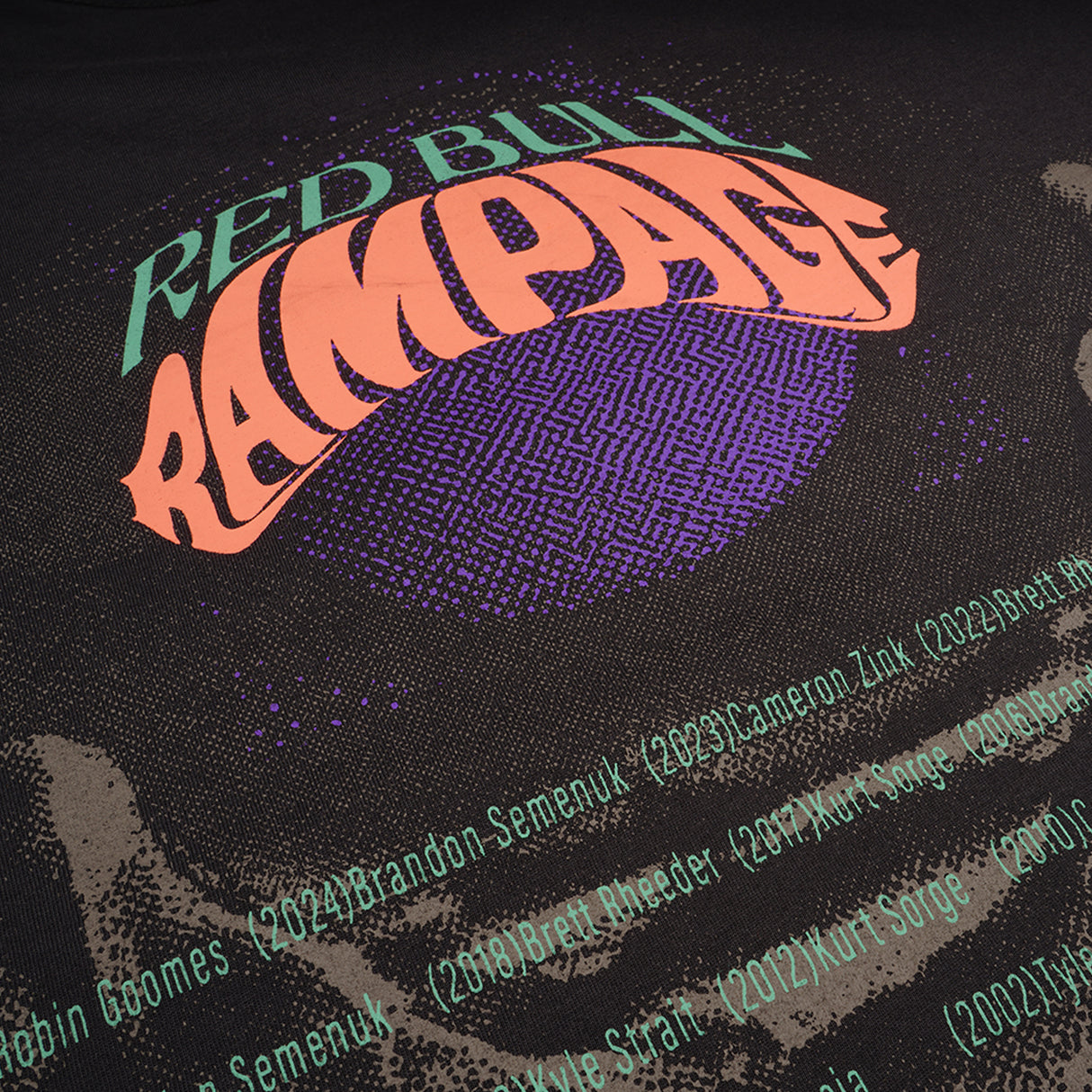 Troy Lee Designs X Redbull Rampage Intergalactic Short Sleeve Tee Coal