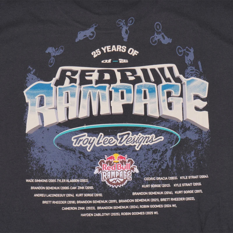 Troy Lee Designs x Red Bull Rampage 2026 Canyon Gap Short Sleeve Tee Carbon