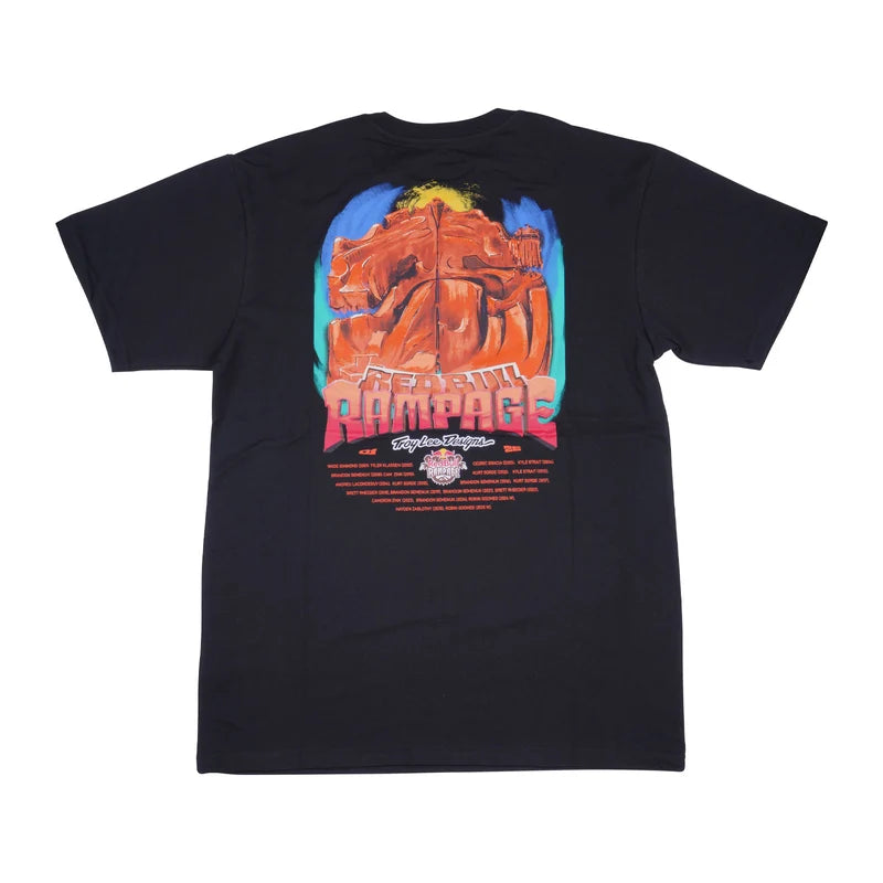 Troy Lee Designs x Red Bull Rampage 2026 Dreamland Short Sleeve Tee Black