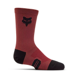 Fox Racing Youth 6 Inch Ranger Crew Sock Rust
