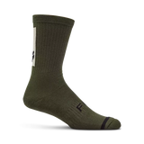 Fox Racing 8 Inch Defend Sock Olive Green
