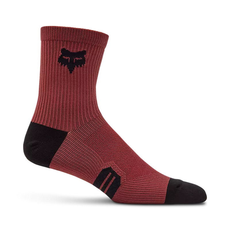 Fox Racing 6 Inch Ranger Sock Rust