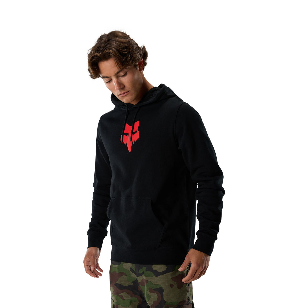 Fox Racing Fox Head Fleece-Pullover Schwarz/Rot