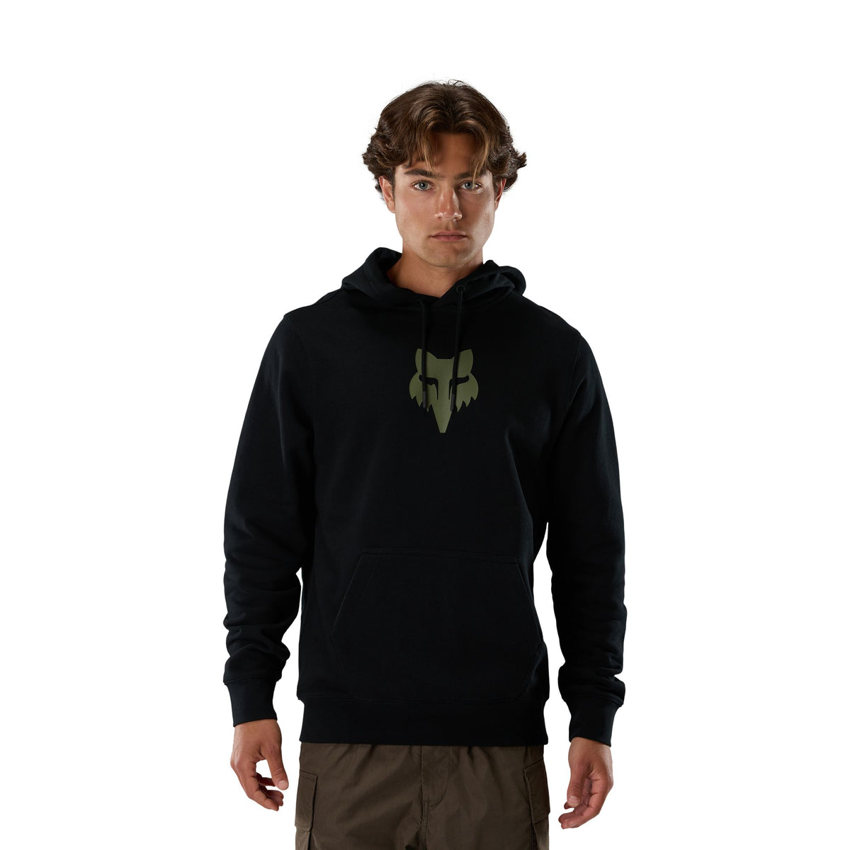 Pull molletonné Fox Head Fox Racing noir/vert