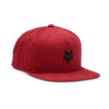Fox Racing Fox Head Snapback Hat Flame Red